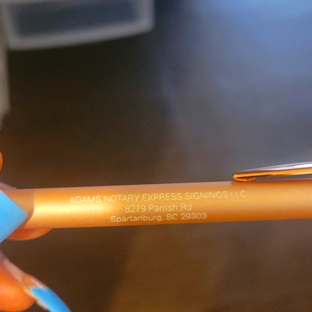 My Own Personal Writing Pens With My Logo On Them